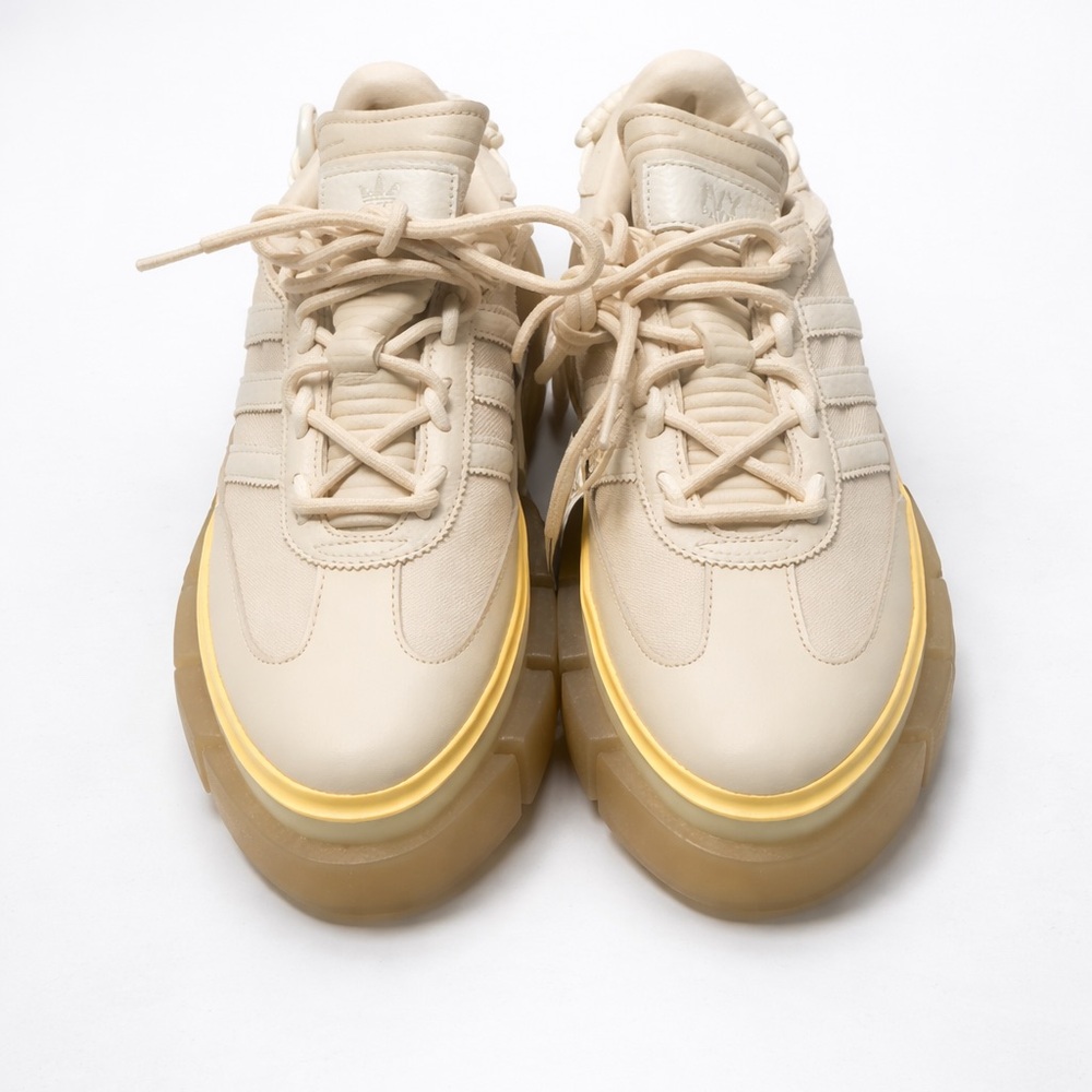Adidas IVY PARK  Super Sleek Rodeo Halo Ivory Platform Sneakers Women Size 10.5